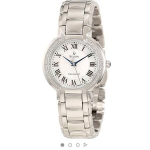 Bulova 96R167 FAIRLAWN Diamond Bezel Watch